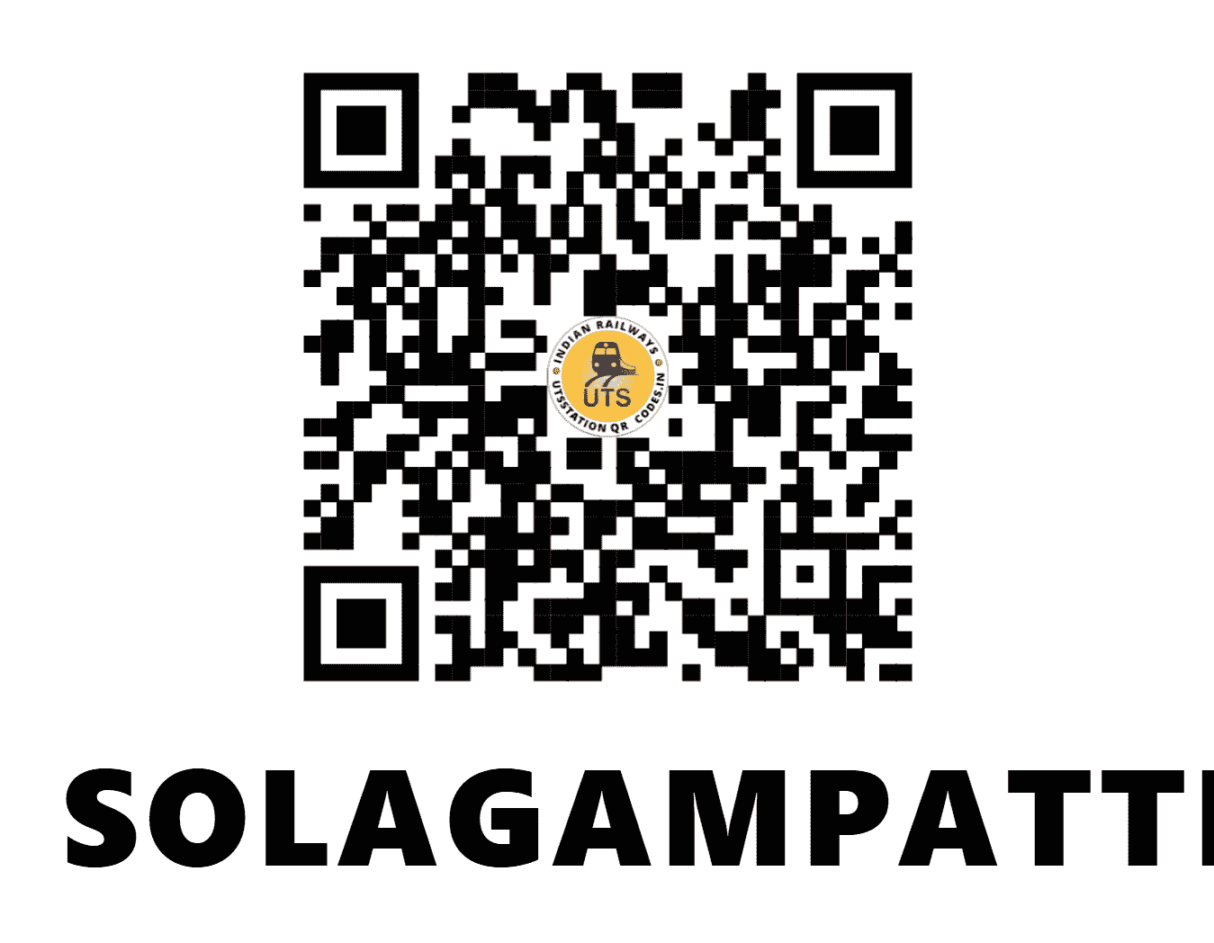 UTS QR Code for SOLAGAMPATTI - SGM (SR - TAMIL NADU)